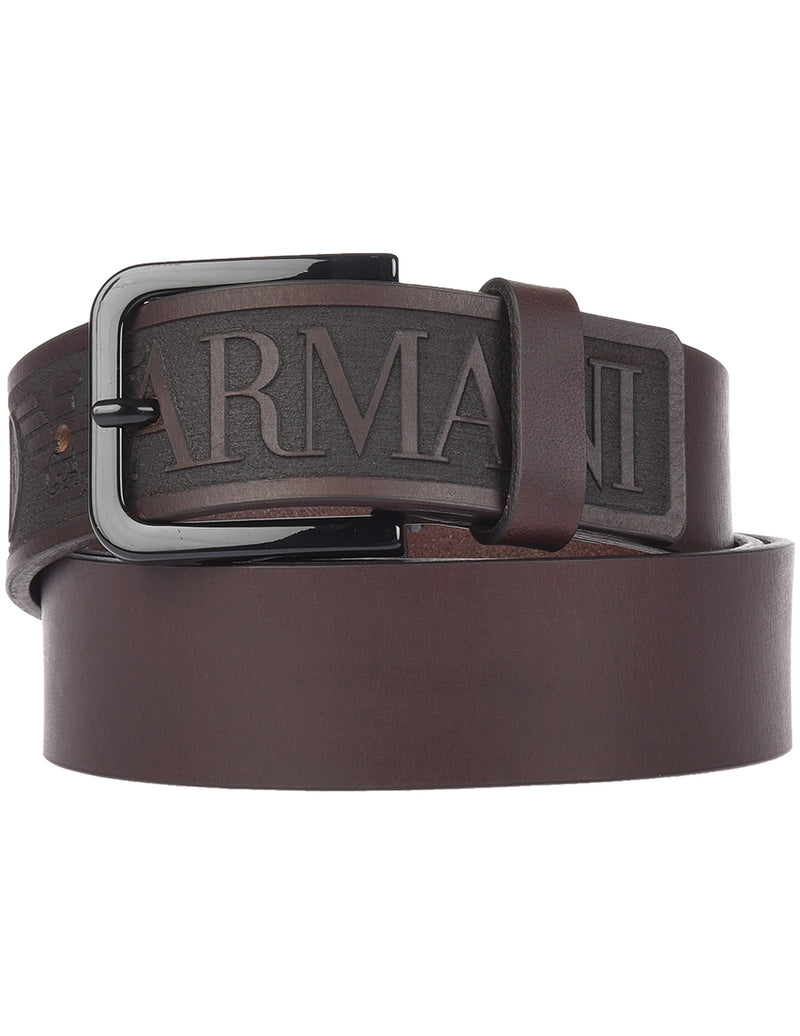 Brown TONGUE BELT