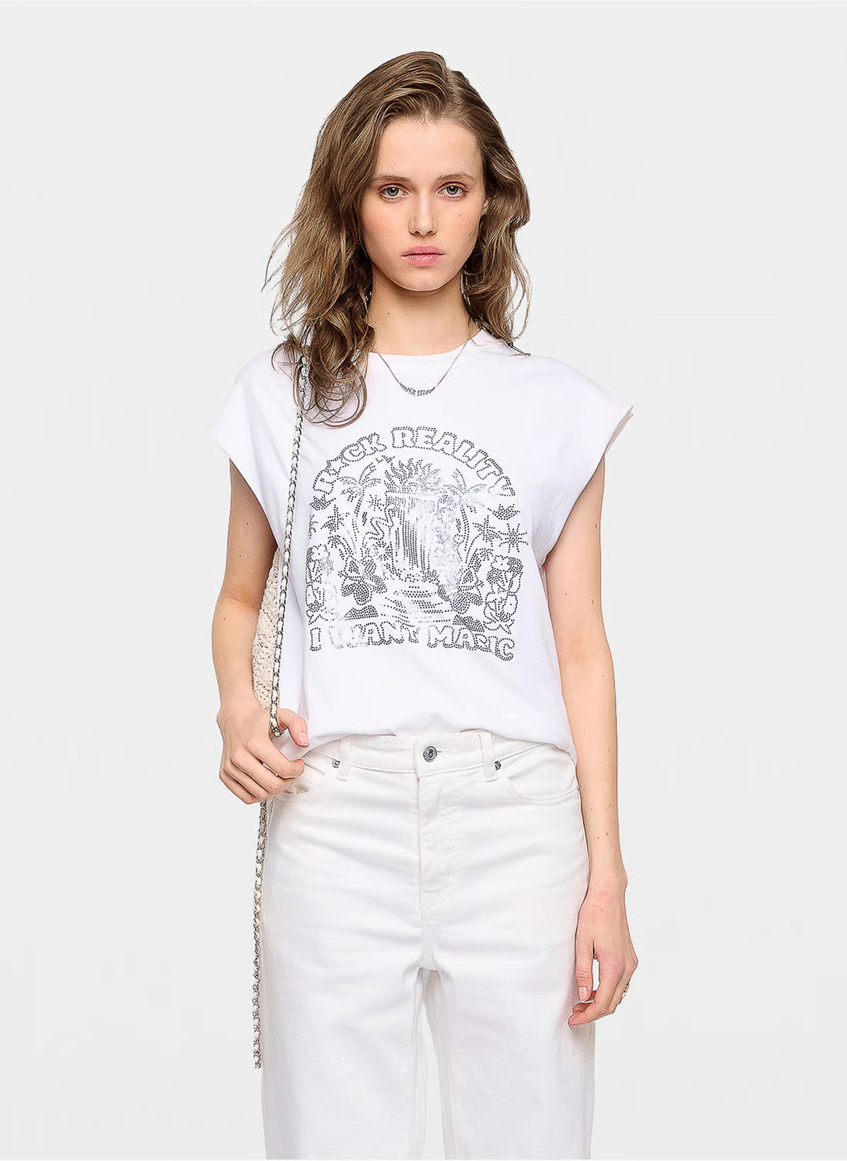 CLOE STRASS TANKTOP