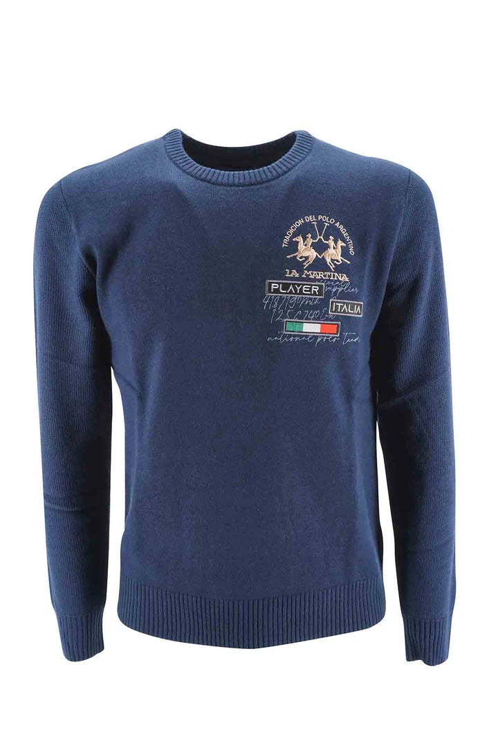 Crewneck Blue Sweater