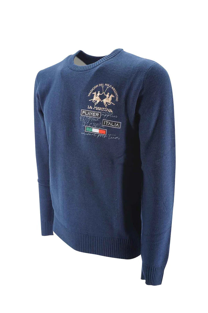 Crewneck Blue Sweater