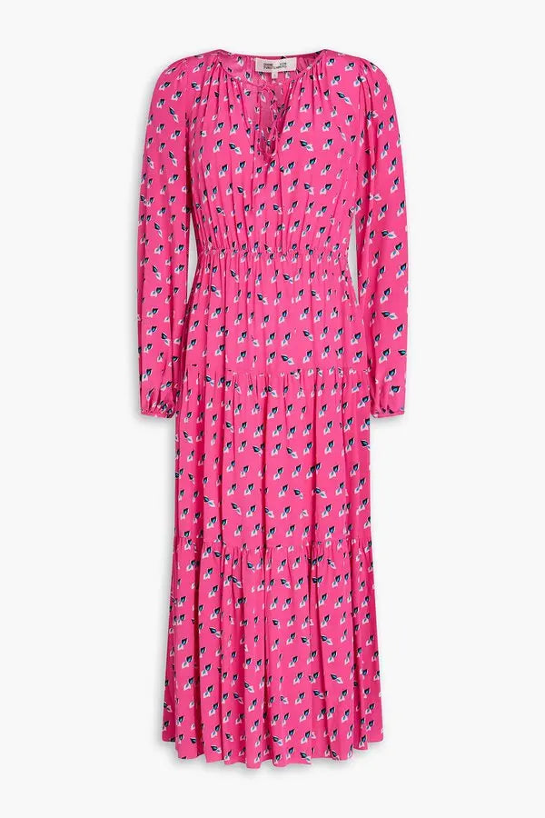 Dominique Pink Dress