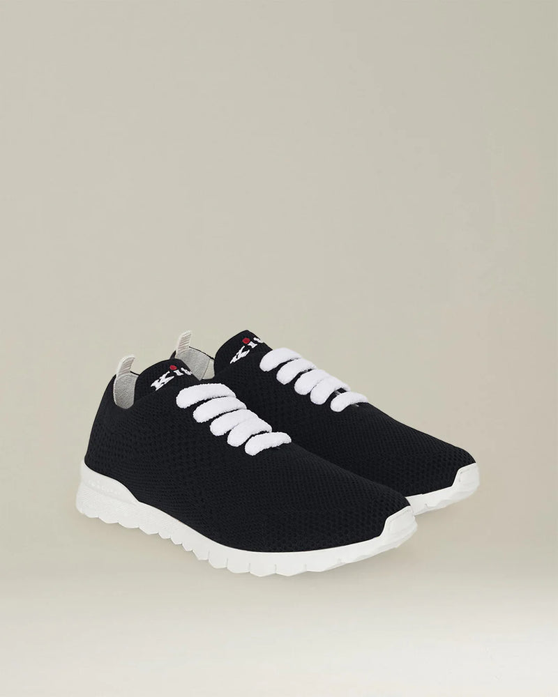Cashmere Embroidered Black Sneakers