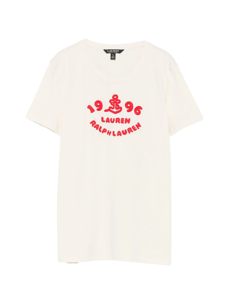 Embroided Logo Cotton Jersey T-Shirt