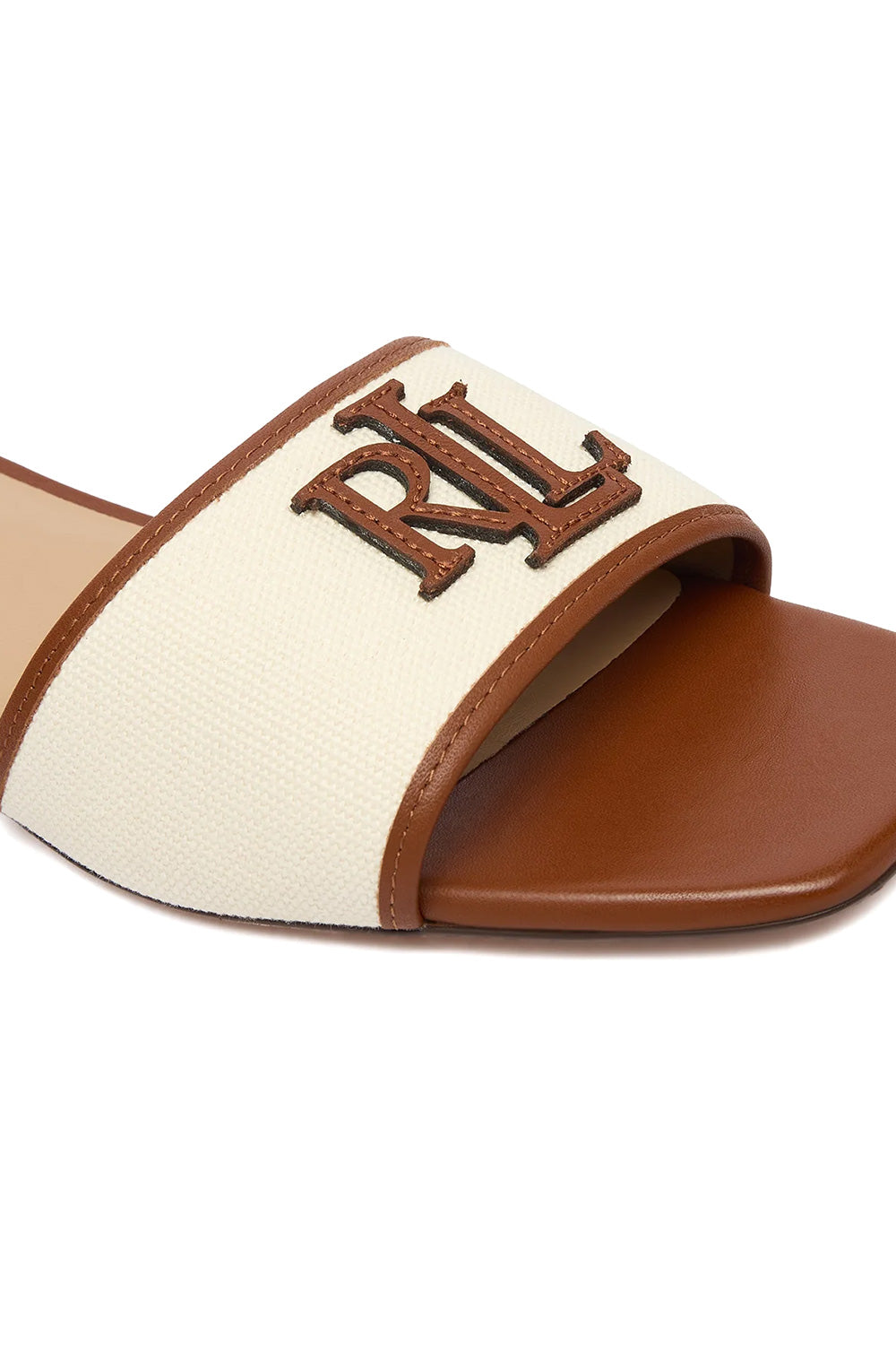 Everley Mule Slide Brown Sandals