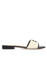 Everley Mule Slide Black Sandals
