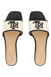 Everley Mule Slide Black Sandals
