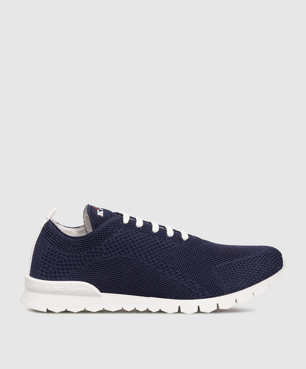 Fit Knitted Blue Sneakers