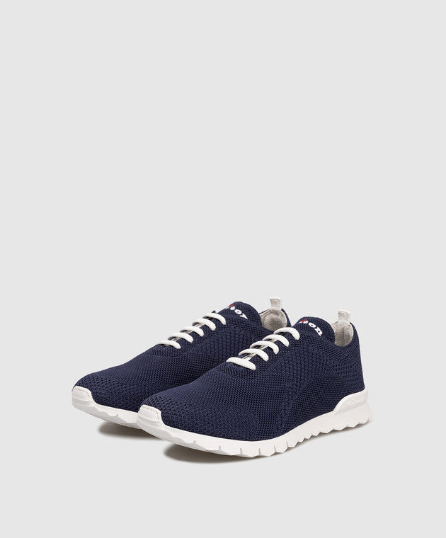 Fit Knitted Blue Sneakers