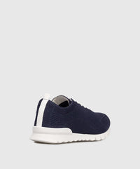 Fit Knitted Blue Sneakers