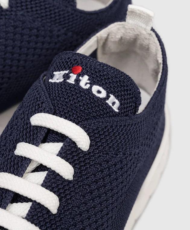 Fit Knitted Blue Sneakers