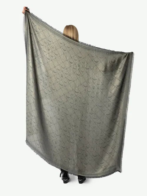 Glenn Monogram Metallisé Scarf