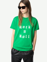 Rock And Roll Green T-Shirt
