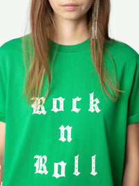 Rock And Roll Green T-Shirt