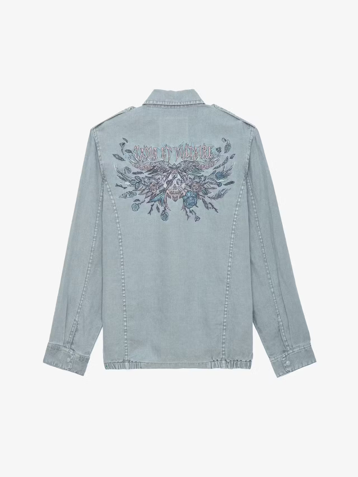 Linen Military Grey Jacket