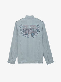 Linen Military Grey Jacket