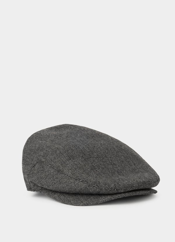 Herringbone Flat Cap