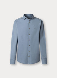 Tailored Fit Light Blue Denim Shirt