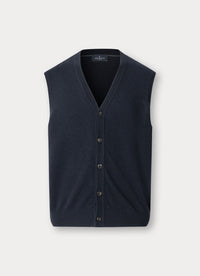 Merino Wool-Cashmere Blend Waistcoat
