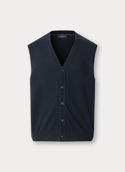 Merino Wool-Cashmere Blend Waistcoat