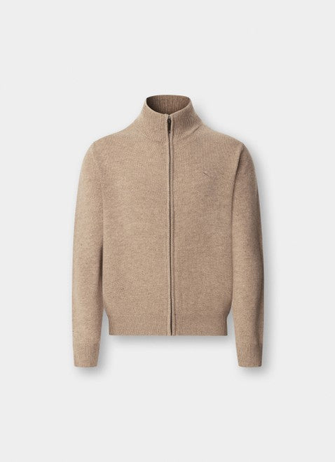 Lambswool Full Zip Cardigan