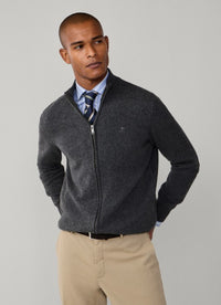 Lambswool Full Zip Cardigan