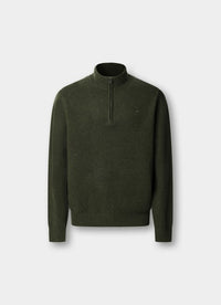 Lambswool Quarter Zip Jumper