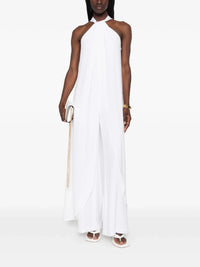 Halterneck Draped Jumpsuit