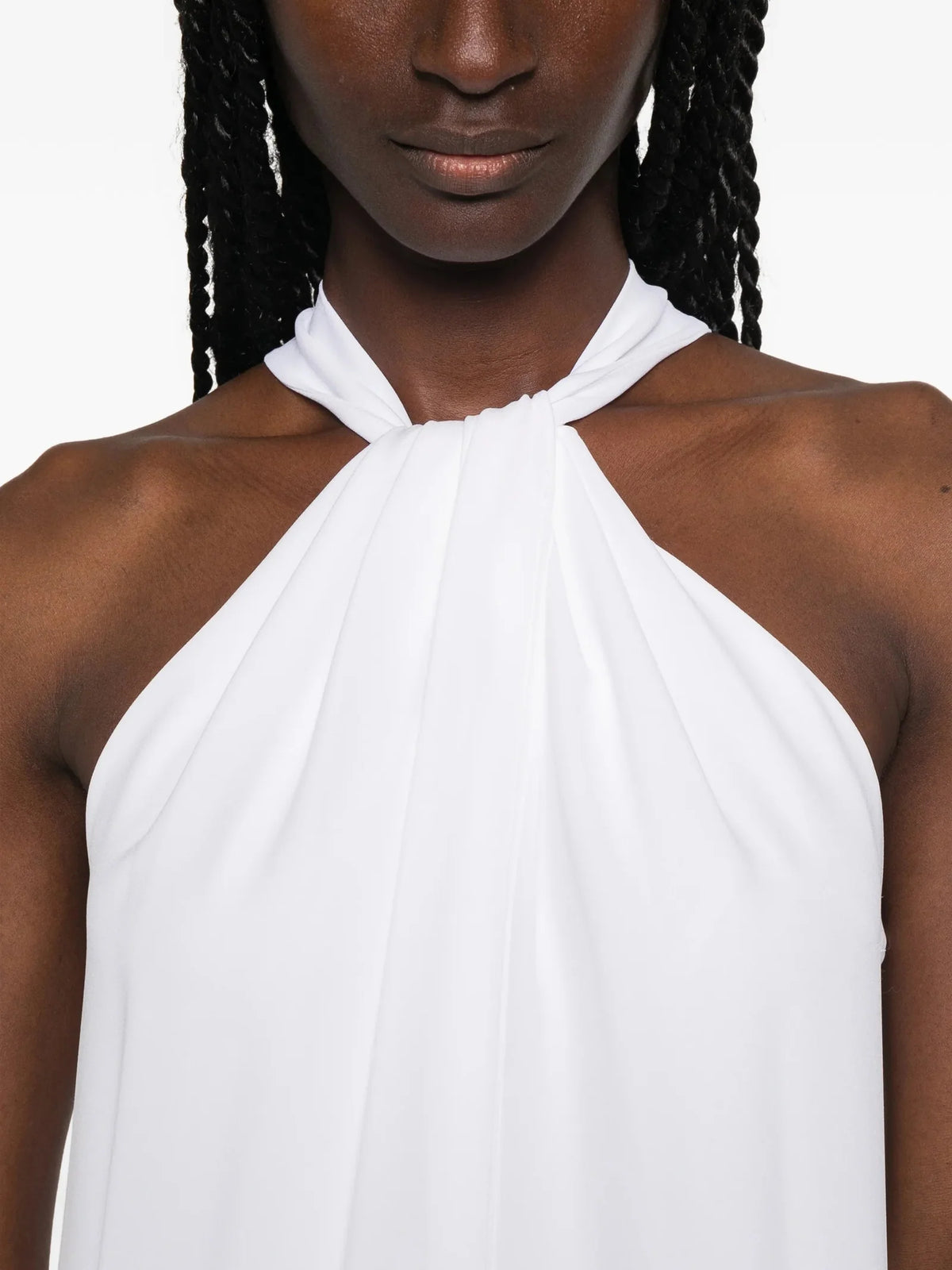Halterneck Draped Jumpsuit