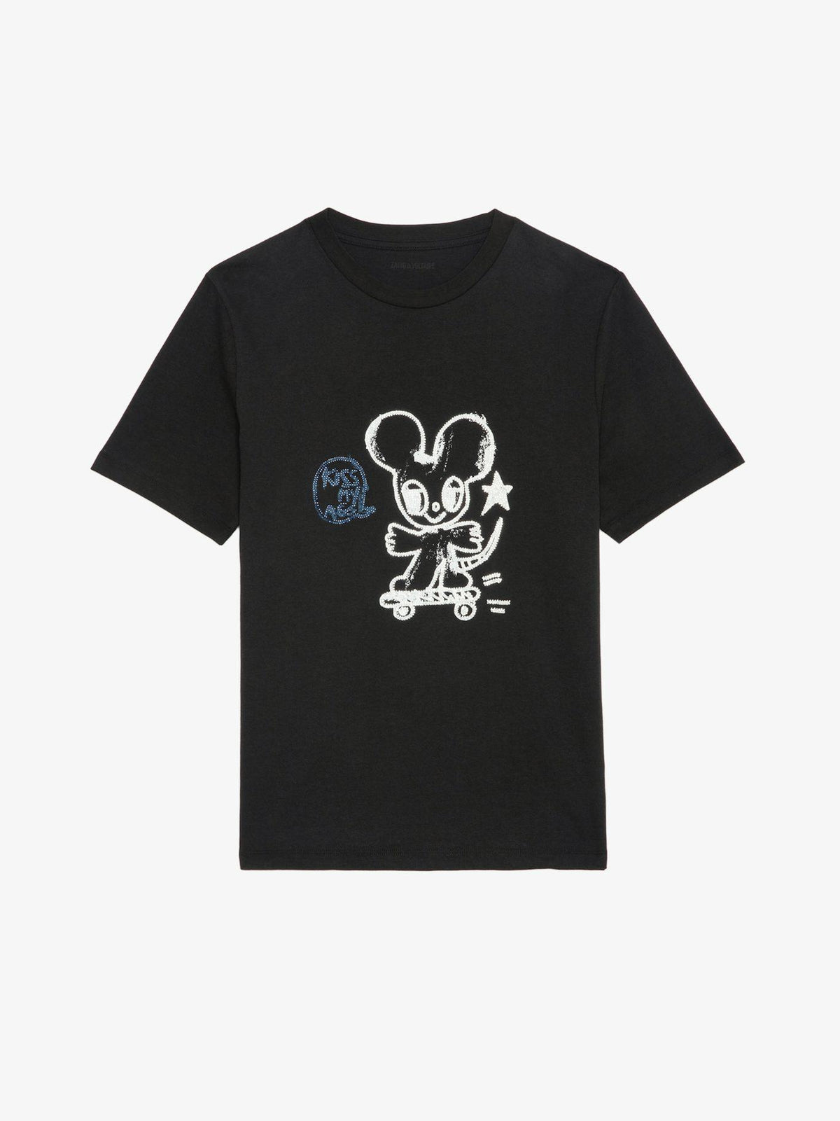 Happy Mouse Black T-Shirt
