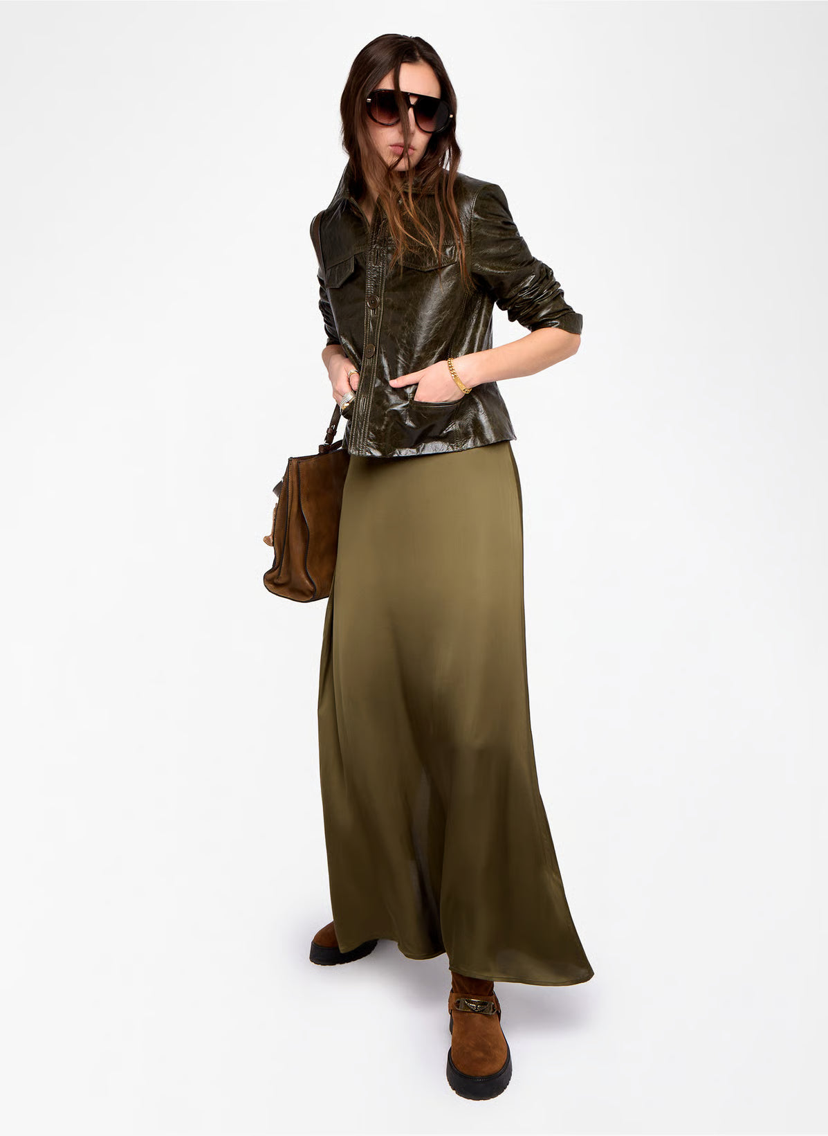 JIMENO SATIN SKIRT