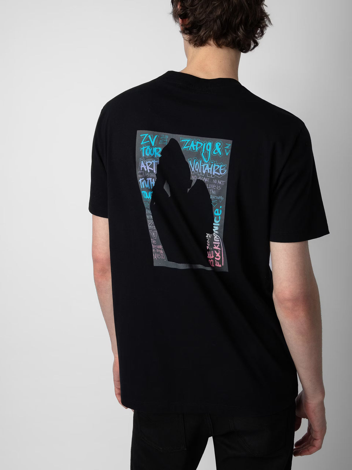 Graffiti Photoprint Black T-Shirt