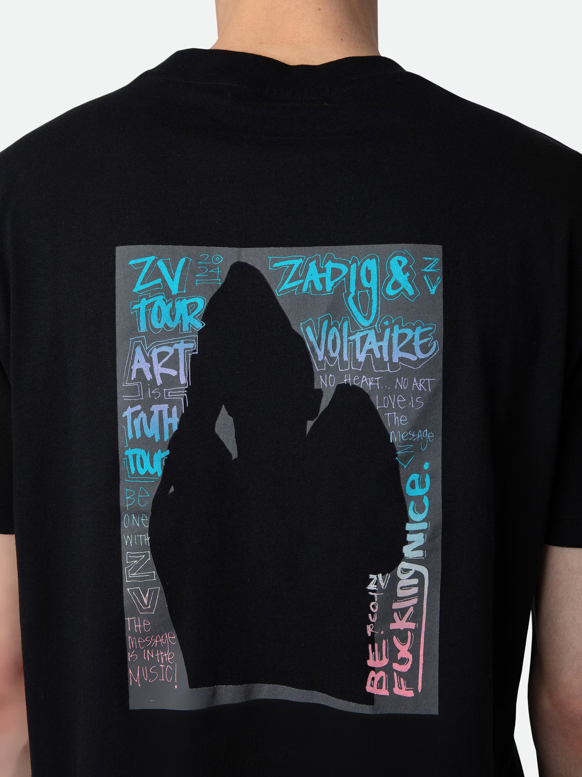 Graffiti Photoprint Black T-Shirt