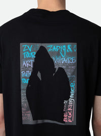 Graffiti Photoprint Black T-Shirt
