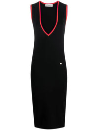 Knitted Black Midi Dress