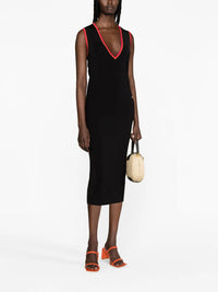 Knitted Black Midi Dress