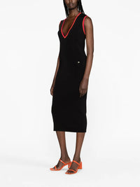 Knitted Black Midi Dress