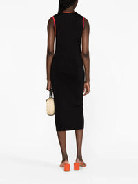 Knitted Black Midi Dress