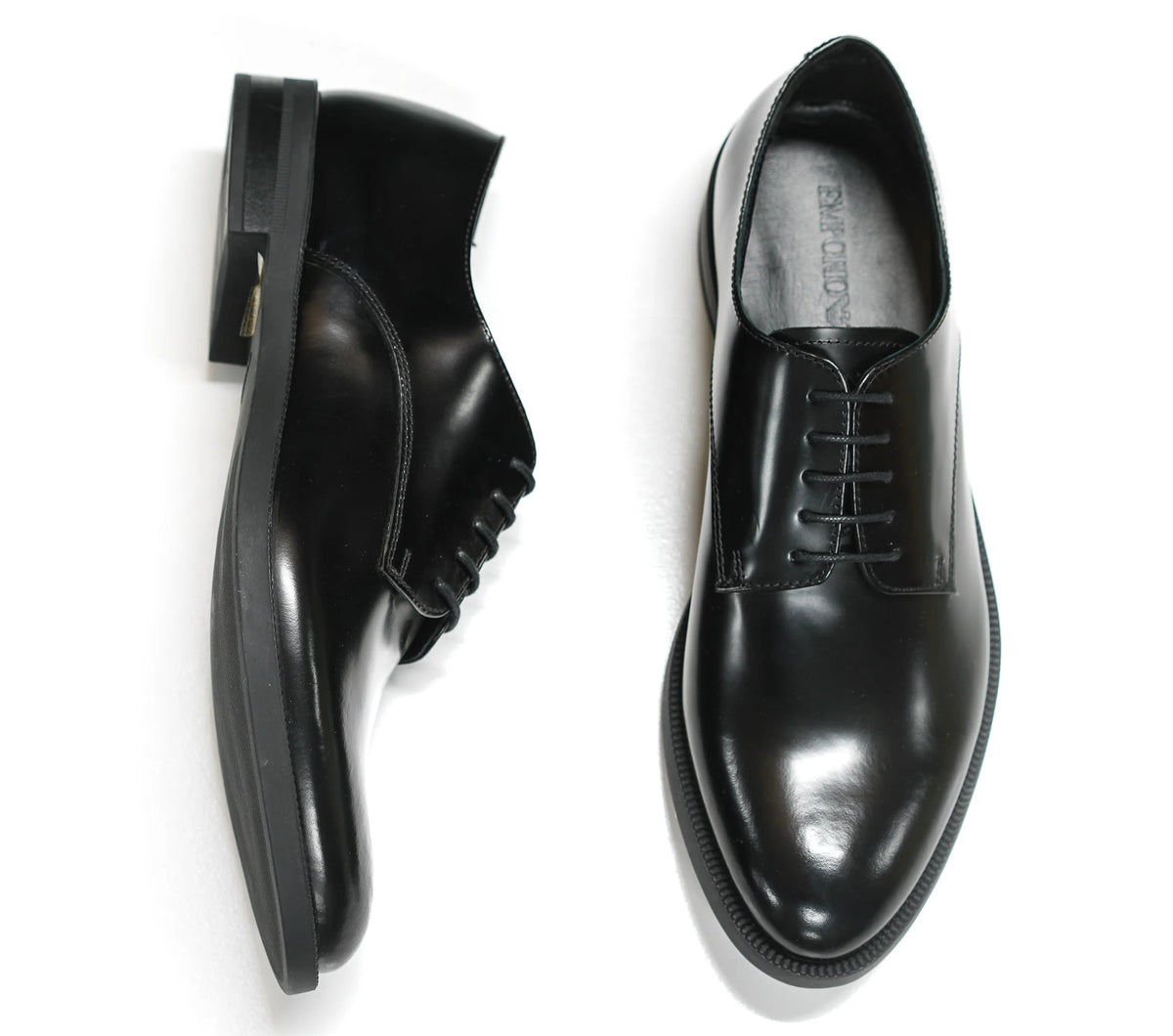 Laced Black Shoe
