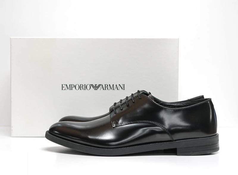 Laced Black Shoe