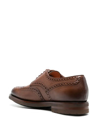 Leather Brown Derby Shoes