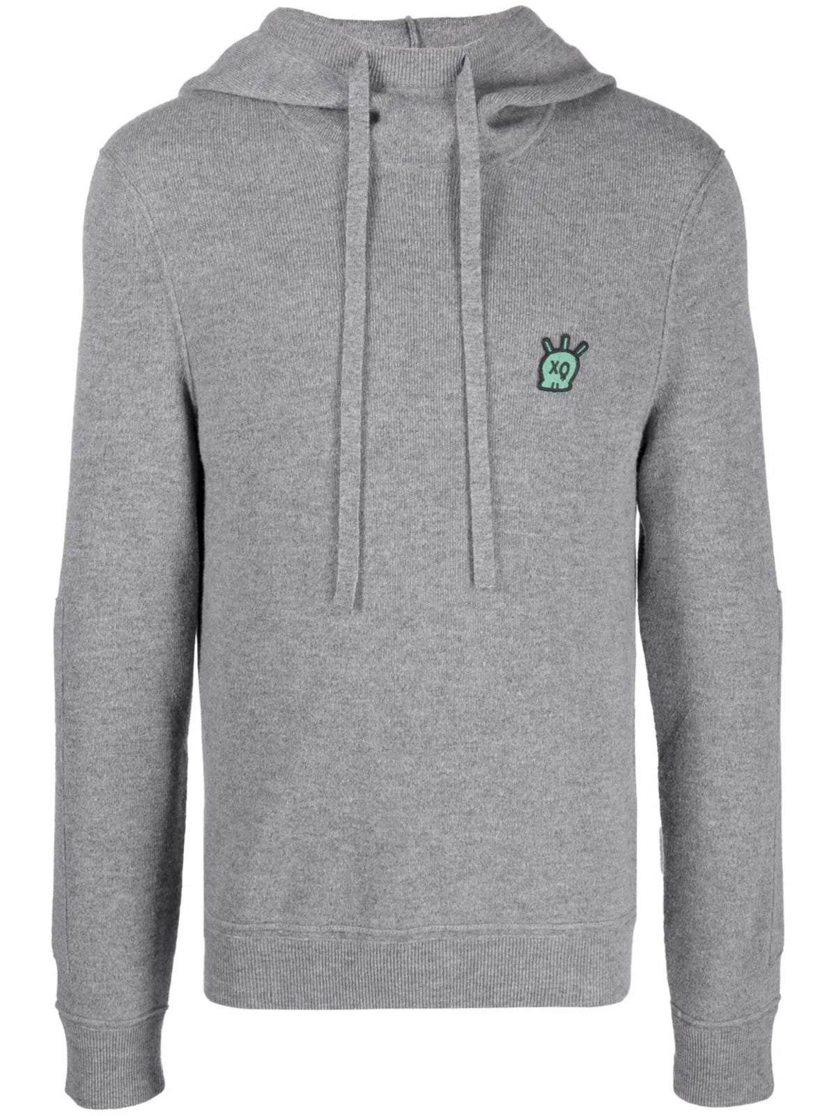 Logo-Plaque Grey Sweatshirt