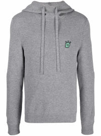 Logo-Plaque Grey Sweatshirt