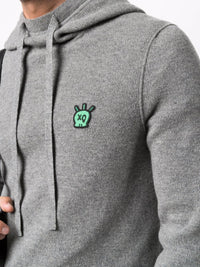 Logo-Plaque Grey Sweatshirt
