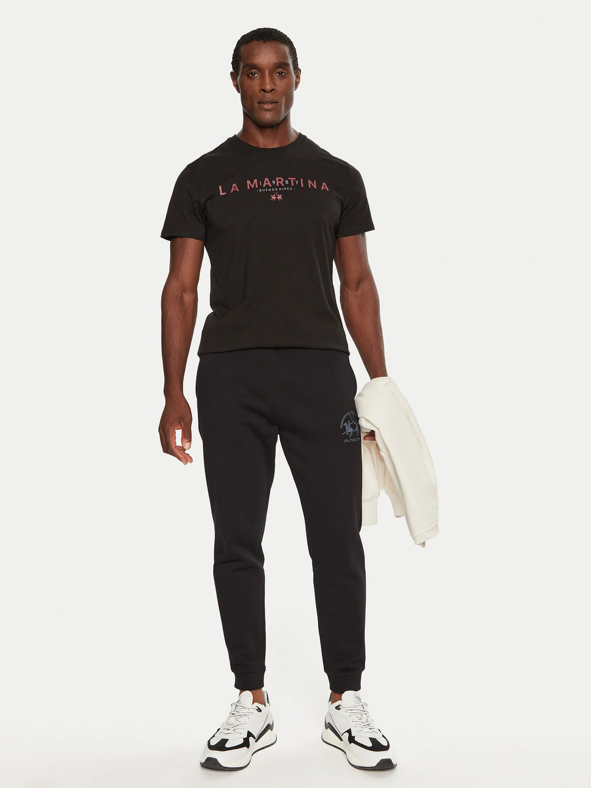 Logo Print Black T-Shirt