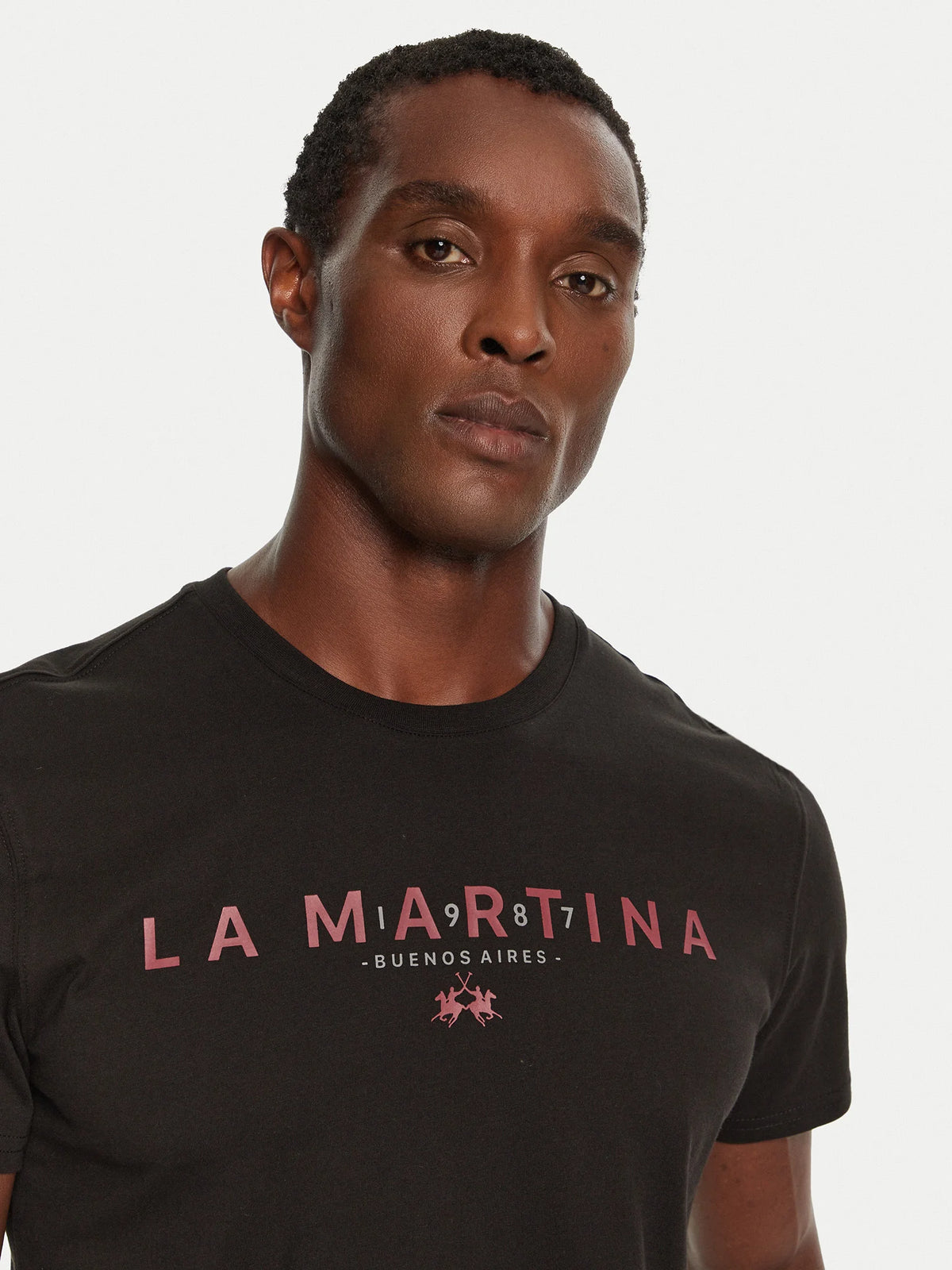 Logo Print Black T-Shirt