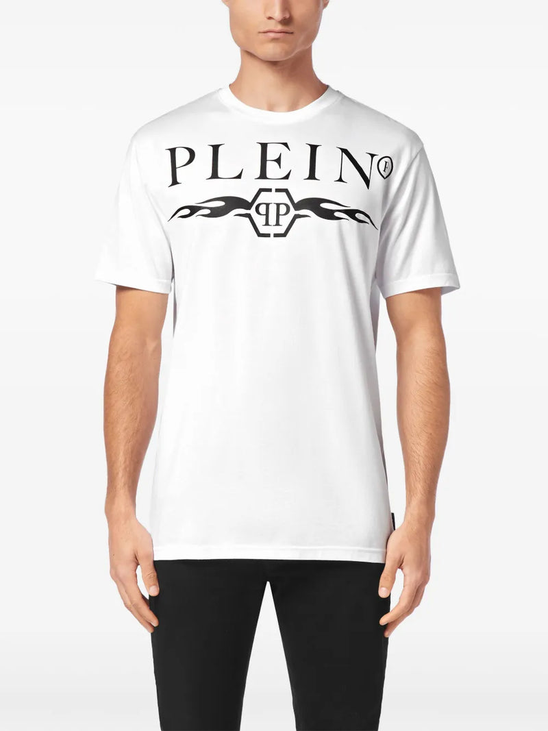 Logo Print White T-Shirt