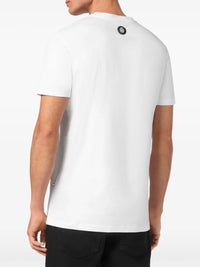 Logo-Embroidered White T-Shirt
