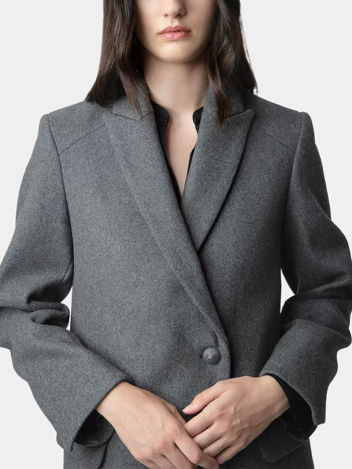 MARCO CHINE Grey Coat