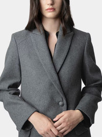 MARCO CHINE Grey Coat