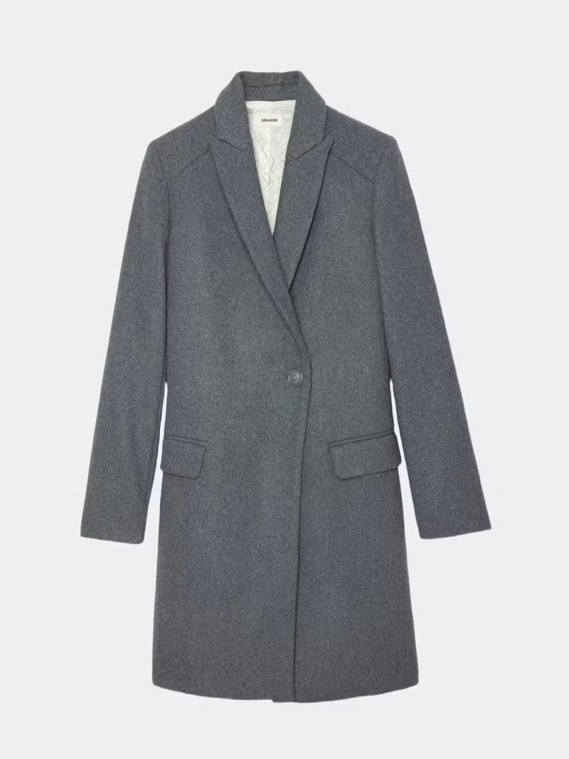 MARCO CHINE Grey Coat